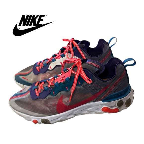 nike react element 87 white red